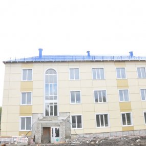 Реконструкция здания администрации в Глинищево
