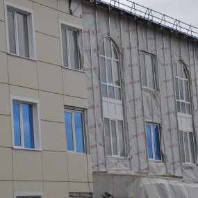 Реконструкция здания администрации в Глинищево